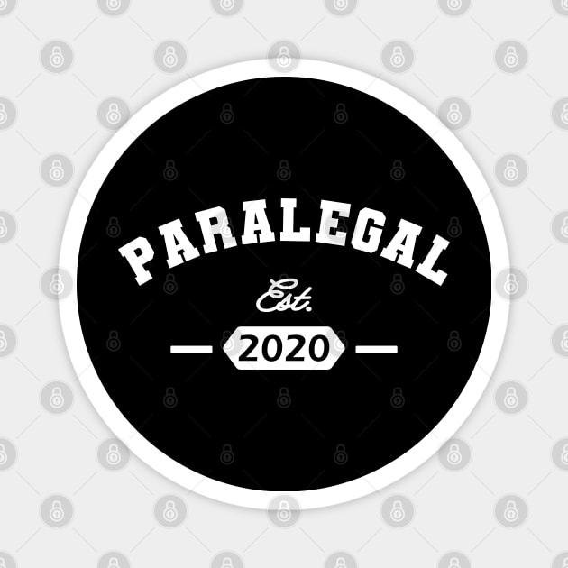 Paralegal Est. 2020 Magnet by KC Happy Shop